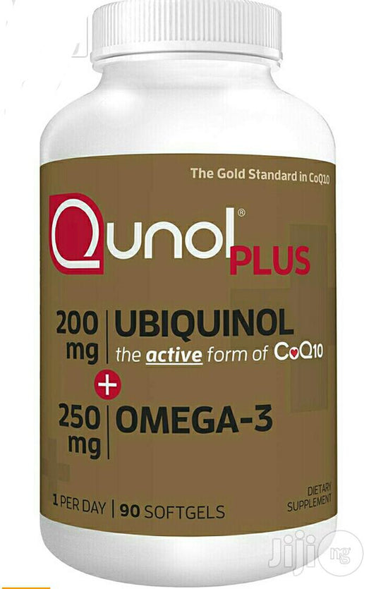 Qunol Plus 強效還原型輔酶Q10 200亳克 奧米加-3, 90粒軟膠囊